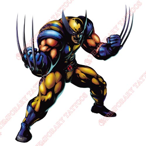Wolverine Customize Temporary Tattoos Stickers NO.356
